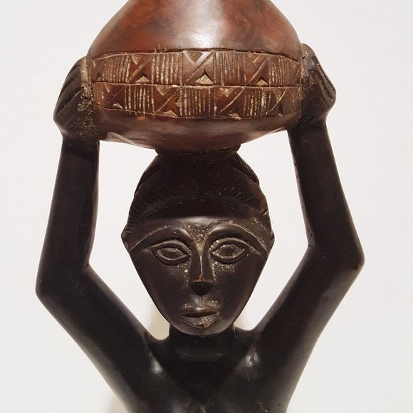 Accents Wooden African Woman Fertility Sculpture Poshmark